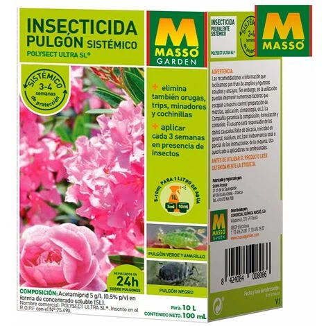 MASSO Insecticide Systémique Pour Pucerons 100ml 231525 Massó 3 MASSO Insecticide Systémique Pour Pucerons 100ml 231525 Massó