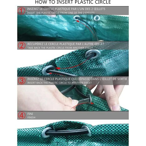 ZHUOXUAN Sacs De Jardin XXL Lot De 3 Sac Jardin 272L Sacs De Déchets Jardin Résistants Sac à Déchets De Jardin Sac Déchet En PP Robuste Lot De 3 Sacs à Déchets De Jardin Sacs Poubelle De Jardin 5 ZHUOXUAN Sacs De Jardin XXL Lot De 3 Sac Jardin 272L Sacs De Déchets Jardin Résistants Sac à Déchets De Jardin Sac Déchet En PP Robuste Lot De 3 Sacs à Déchets De Jardin Sacs Poubelle De Jardin – Image 3