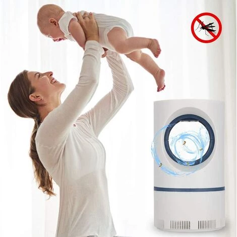 LITZEE Lampe Anti-moustique, Aspirateur Silencieux à 360°, Piège à Insectes, Répulsif à Moustiques, Pour L'intérieur Et L'extérieur, Sûr Et économe En énergie. 5 LITZEE Lampe Anti-moustique, Aspirateur Silencieux à 360°, Piège à Insectes, Répulsif à Moustiques, Pour L'intérieur Et L'extérieur, Sûr Et économe En énergie. – Image 3