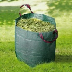 GALOZZOIT Sac Jardinage 100L Avec Poignées - Sac Jardinage Dechets Imperméable - Sacs à Déchets De Jardin Pliables, Résistants Pour Déchets Végétaux