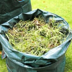 GALOZZOIT Sac Jardinage 100L Avec Poignées - Sac Jardinage Dechets Imperméable - Sacs à Déchets De Jardin Pliables, Résistants Pour Déchets Végétaux -Outil d'entretien du jardin Soldes 59727239 4