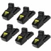 GALOZZOIT Piège Souris, Lot De 6 Piège Rats Réutilisable, Efficace Déclenchement Précis Attrape Souris, Souricière Avec Puissant Et Sensible Contrôle(Noir) -Outil d'entretien du jardin Soldes 59799871 1