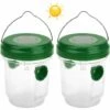 GALOZZOIT 2 Pièces Piège à Guêpes Solaire Avec Lumière LED, Pièges à Insectes, Attrape Anti-Insectes Piège En Miel Abeilles Frelons Moustiques Drosophile Pour Jardin Extérieur Intérieur 1 GALOZZOIT 2 Pièces Piège à Guêpes Solaire Avec Lumière LED, Pièges à Insectes, Attrape Anti-Insectes Piège En Miel Abeilles Frelons Moustiques Drosophile Pour Jardin Extérieur Intérieur -Outil d'entretien du jardin Soldes 59799886 1