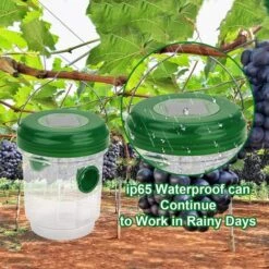 GALOZZOIT 2 Pièces Piège à Guêpes Solaire Avec Lumière LED, Pièges à Insectes, Attrape Anti-Insectes Piège En Miel Abeilles Frelons Moustiques Drosophile Pour Jardin Extérieur Intérieur 9 GALOZZOIT 2 Pièces Piège à Guêpes Solaire Avec Lumière LED, Pièges à Insectes, Attrape Anti-Insectes Piège En Miel Abeilles Frelons Moustiques Drosophile Pour Jardin Extérieur Intérieur -Outil d'entretien du jardin Soldes 59799886 3