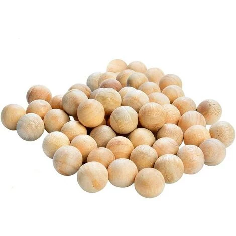 GALOZZOIT 50 Naturel Boules En Bois De Cèdre Anti Mites 3 GALOZZOIT 50 Naturel Boules En Bois De Cèdre Anti Mites