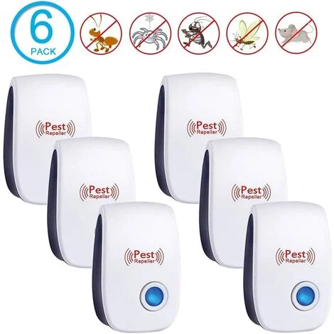 FVBJD Repulsif Ultrasons, Ultrason Souris Lot De 6, Ultrason Souris Et Rat Efficace Contre Souris,Rats,Mouches,Moustiques,Insectes Nuisibles,Araignées,Cafards, Sûr Et Non Toxique 4 FVBJD Repulsif Ultrasons, Ultrason Souris Lot De 6, Ultrason Souris Et Rat Efficace Contre Souris,Rats,Mouches,Moustiques,Insectes Nuisibles,Araignées,Cafards, Sûr Et Non Toxique – Image 2