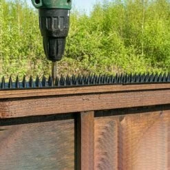 LIFCAUSAL Lot De 10 Pointes Répulsives Anti-oiseaux Pour Chat, Clôture, Mur, Garde-corps -Outil d'entretien du jardin Soldes 60093523 5