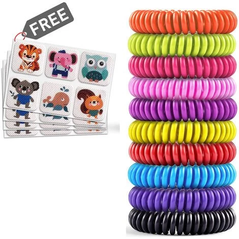 LIFCAUSAL Lot De 20 Bracelets Anti-moustiques Avec 4 Patchs – Bracelets étanches Pour Enfants Et Adultes, Refermables Sans Deet Naturel. 3 LIFCAUSAL Lot De 20 Bracelets Anti-moustiques Avec 4 Patchs – Bracelets étanches Pour Enfants Et Adultes, Refermables Sans Deet Naturel.