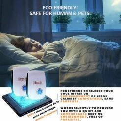 MODOU Répulsif Ultrason Souris Et Rat 2019 - Prise à Double Fréquences Ultrasonique Puissantes - 6 Appareils Repulsif Ultrasons Anti Rongeur,Fouine Et Loir - Protection Efficace En 4 Semaines Garantie -Outil d'entretien du jardin Soldes 60285606 3