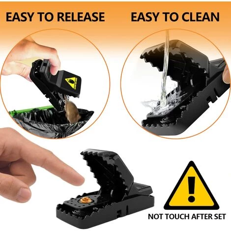 MODOU Piège À Souris Lot De 6, Tapetteà Souris Réutilisables, Piege A Rat Qui Tuent Instantanément,Sûr Et Indolore, Tasse À Appâts Pour Rongeurs, Intérieur Et Extérieur, Facile À Nettoyer Et À Utiliser 6 MODOU Piège À Souris Lot De 6, Tapetteà Souris Réutilisables, Piege A Rat Qui Tuent Instantanément,Sûr Et Indolore, Tasse À Appâts Pour Rongeurs, Intérieur Et Extérieur, Facile À Nettoyer Et À Utiliser – Image 4