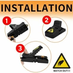 MODOU Piège À Souris Lot De 6, Tapetteà Souris Réutilisables, Piege A Rat Qui Tuent Instantanément,Sûr Et Indolore, Tasse À Appâts Pour Rongeurs, Intérieur Et Extérieur, Facile À Nettoyer Et À Utiliser 11 MODOU Piège À Souris Lot De 6, Tapetteà Souris Réutilisables, Piege A Rat Qui Tuent Instantanément,Sûr Et Indolore, Tasse À Appâts Pour Rongeurs, Intérieur Et Extérieur, Facile À Nettoyer Et À Utiliser -Outil d'entretien du jardin Soldes 60285643 5