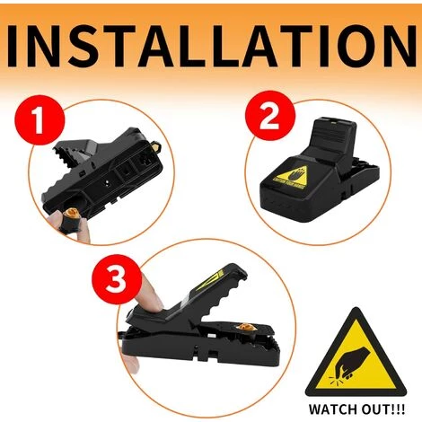 MODOU Piège À Souris Lot De 6, Tapetteà Souris Réutilisables, Piege A Rat Qui Tuent Instantanément,Sûr Et Indolore, Tasse À Appâts Pour Rongeurs, Intérieur Et Extérieur, Facile À Nettoyer Et À Utiliser 7 MODOU Piège À Souris Lot De 6, Tapetteà Souris Réutilisables, Piege A Rat Qui Tuent Instantanément,Sûr Et Indolore, Tasse À Appâts Pour Rongeurs, Intérieur Et Extérieur, Facile À Nettoyer Et À Utiliser – Image 5