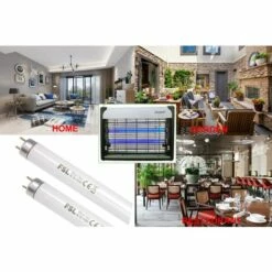 Cisea 10W T8 Tube Neon UV, 13.1 Pouces Fluorescent Ampoule Anti Insectes, Remplacement Lampe Pour Tue Mouche Electrique/Anti Moustique/Insectes Destructeur 20W. -Outil d'entretien du jardin Soldes 60689246 5