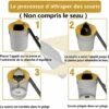QERSTA Couvercle De Seau Coulissant Pour Piège à Souris Couvercle De Seau à Rabat Compatible Avec Les Balances Intérieur Et Extérieur Réinitialisation Automatique Du Piège à Souris (entrée à Une Extrémité) -Outil d'entretien du jardin Soldes 61062308 1
