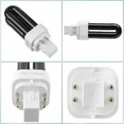 TANCYCO Lot De 2 Ampoules De Rechange Bug Zapper 41050 Pour DynaTrap DT1050 DT1100 DT1250, Lampe Anti-moustiques Ultraviolette 7 W, Lampe De Rechange Pour Piège 1/2 Acre -Outil d'entretien du jardin Soldes 61126305 2