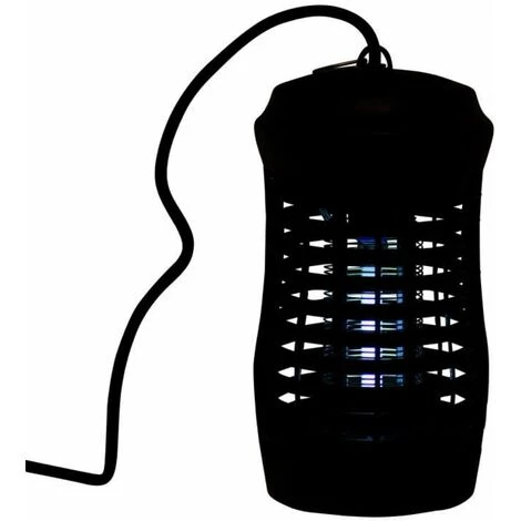 Destructeur D'insectes En Plastique Noir Werkapro 7 Watts 4 Destructeur D'insectes En Plastique Noir Werkapro 7 Watts – Image 2