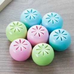 ILOVEMILAN Évider Avec Boîte De Rangement, Boules De Naphtaline, Forme De Pomme, Tablette Déodorante Pour Toilettes, Insectifuge Pour Vêtements De Tiroir, 16 Paquets (couleur Aléatoire)