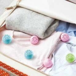ILOVEMILAN Évider Avec Boîte De Rangement, Boules De Naphtaline, Forme De Pomme, Tablette Déodorante Pour Toilettes, Insectifuge Pour Vêtements De Tiroir, 16 Paquets (couleur Aléatoire) -Outil d'entretien du jardin Soldes 61354818 5