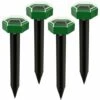 FUHUIDATRADING Répulsif Anti Taupes，répulsif Serpent Ultrason 4 Pcs，Répulsif Taupe Solaire à Ultrason，Répulsif Solaire Contre Les Taupes , Chasse Taupe Solaire,Pour Pelouse, Jardin,anti Taupes/ Serpent(Vert) -Outil d'entretien du jardin Soldes 61359347 1