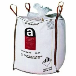BAOBAG Sac Big Bag Amiante Toile Polypropylene 160 Grs-m2 - 87 X 87x 105