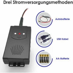 EINFEBEN Répulsif à Ultrasons Pour Parasites Martre Protection Martre Dissuasion Martre Ultrasonique Noire à Piles Pour Voiture - Noir 9 EINFEBEN Répulsif à Ultrasons Pour Parasites Martre Protection Martre Dissuasion Martre Ultrasonique Noire à Piles Pour Voiture - Noir -Outil d'entretien du jardin Soldes 63578289 3