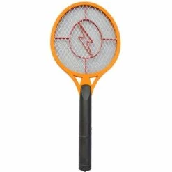 BENOBBY KIDS Raquette Tue-Mouches électrique - Chargeur USB - Lumière LED Super Lumineuse Pour Frapper Dans L'obscurité - Jaune.