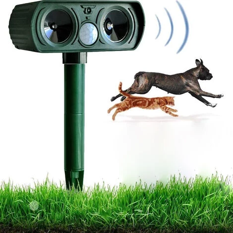 JUNJUN-Repousseur D'animaux à Ultrasons, Repousseur Solaire D'animaux D'extérieur Chien, Chat, écureuil, Raton Laveur, Lapin, Renard Ordinaire. 6 JUNJUN-Repousseur D'animaux à Ultrasons, Repousseur Solaire D'animaux D'extérieur Chien, Chat, écureuil, Raton Laveur, Lapin, Renard Ordinaire. – Image 4