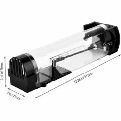 HAZEL Piège à Souris Sans Cruauté Eco-Amical Pas De Tuer Piège De Contr?le Des Rongeurs Transparent Réutilisable Piège à Rats Piege A Souris, 2 Pack -Outil d'entretien du jardin Soldes 64197184 4