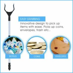HAZEL Outil De Préhension, Machoire Large, Pliable, Cable En Acier, Avec 150 Points De Préhension Pour Une Prise Ferme, 32" Avec Aimant, 10 HAZEL Outil De Préhension, Machoire Large, Pliable, Cable En Acier, Avec 150 Points De Préhension Pour Une Prise Ferme, 32" Avec Aimant, -Outil d'entretien du jardin Soldes 64197682 4