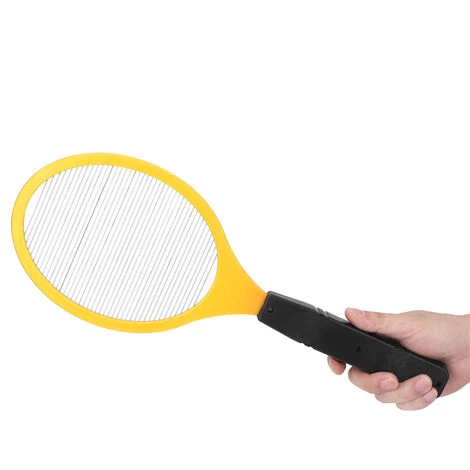 YD Batterie Sans Fil électrique Fly Mosquito Tapette Bug Zapper Raquette Tueur D'insectes (jaune) 5 YD Batterie Sans Fil électrique Fly Mosquito Tapette Bug Zapper Raquette Tueur D'insectes (jaune) – Image 3