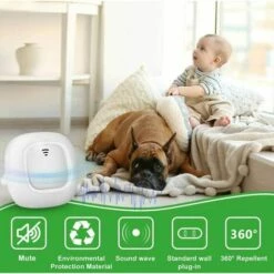 NAXUNNN Lot De 2 Prises Anti-moustiques à Ultrasons Sans Odeur Et Non Toxique, Anti-moustiques, Insectes Rongeurs, Fourmis, Souris, Grattoirs, Araignées Blanc. -Outil d'entretien du jardin Soldes 64824945 5