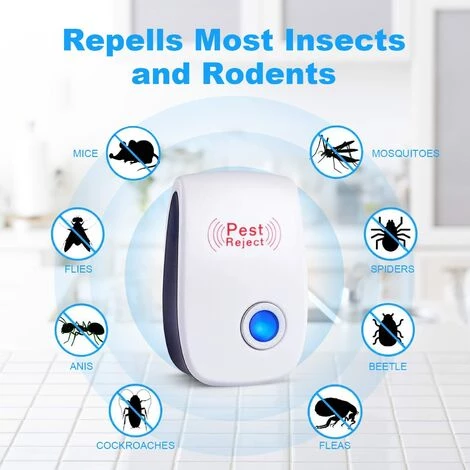 BENOBBY KIDS Répulsifs Antiparasitaires Intérieur, Répulsif à Ultrasons Pour Souris - Antiparasitaire Pour Rongeurs, Araignées, Fourmis, Insectes - Répulsif Contre Les Moustiques, Lot De 6 5 BENOBBY KIDS Répulsifs Antiparasitaires Intérieur, Répulsif à Ultrasons Pour Souris - Antiparasitaire Pour Rongeurs, Araignées, Fourmis, Insectes - Répulsif Contre Les Moustiques, Lot De 6 – Image 3