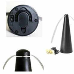 2X Ventilateur Anti Mouche Indolore 8,5x24,5x8,5cm - Protection Contre Insectes Volants - Repas Extérieur Jardin Camping 56Vingt -Outil d'entretien du jardin Soldes 64940935 4