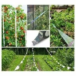 L'FLANEUR Bande Répulsive Holographique Et Réfléchissante Respectueuse De L'environnement Pour Oiseaux 80 M 2,5 Cm ANEUR -Outil d'entretien du jardin Soldes 65363522 4