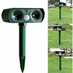 BDD 2pcs Solaire Répulsif Chat Répulsif Effaroucheur Double Ultra Dissuasif Jardin Animal Chaser 9 BDD 2pcs Solaire Répulsif Chat Répulsif Effaroucheur Double Ultra Dissuasif Jardin Animal Chaser -Outil d'entretien du jardin Soldes 65375202 3