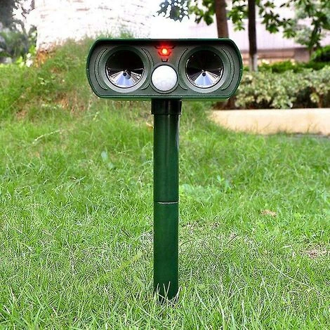 BDD 2pcs Solaire Répulsif Chat Répulsif Effaroucheur Double Ultra Dissuasif Jardin Animal Chaser 7 BDD 2pcs Solaire Répulsif Chat Répulsif Effaroucheur Double Ultra Dissuasif Jardin Animal Chaser – Image 5