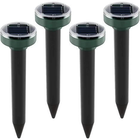 OSQI Lot De 4 Répulsifs Solaires Anti-taupes à énergie Solaire à Ultrasons Pour Animaux De Jardin, Pelouse, Jardin, Débarrassez-vous Des Taupes Campagnols Gopher Rats Rongeurs 3 OSQI Lot De 4 Répulsifs Solaires Anti-taupes à énergie Solaire à Ultrasons Pour Animaux De Jardin, Pelouse, Jardin, Débarrassez-vous Des Taupes Campagnols Gopher Rats Rongeurs