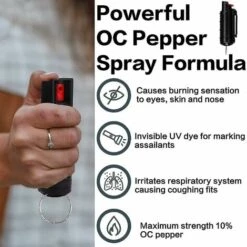 DONTODENT Spray Au Poivre Max Force De La Police Oc Spray Au Poivre Spray Au Poivre Avec Dégagement Rapide_ -Outil d'entretien du jardin Soldes 65678591 3