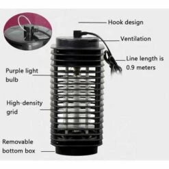 GRID COOL Lampe Anti-moustiques Piège à Moustiques Lampe Anti-moustiques Tue Les Insectes Lampe -Outil d'entretien du jardin Soldes 67574830 4