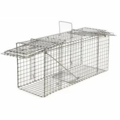 TERRE JARDIN Cage à Nuisibles Double Entrée Grand Modèle