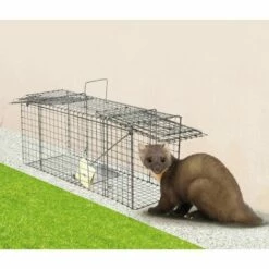 TERRE JARDIN Cage à Nuisibles Double Entrée Grand Modèle -Outil d'entretien du jardin Soldes 68107 3