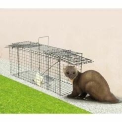 TERRE JARDIN Cage à Nuisibles Double Entrée Petit Modèle -Outil d'entretien du jardin Soldes 68108 3