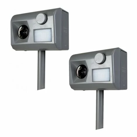 WEITECH Pack 2 X GARDEN PROTECTOR 3 Répulsif Jardin Anti Chien Chat Renard Lapin Fouine Ultrasons Wk0055 3 WEITECH Pack 2 X GARDEN PROTECTOR 3 Répulsif Jardin Anti Chien Chat Renard Lapin Fouine Ultrasons Wk0055