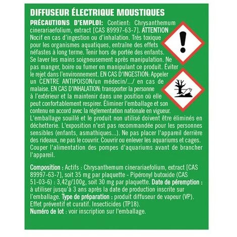KAPO - Diffuseur électrique Anti-moustiques 100% Végétal + 10 Recharges 4 KAPO - Diffuseur électrique Anti-moustiques 100% Végétal + 10 Recharges – Image 2