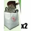 Sacs Gravats Tissés Avec Poignées Sachet De 2 Unités - Dulary -Outil d'entretien du jardin Soldes 9328505 1