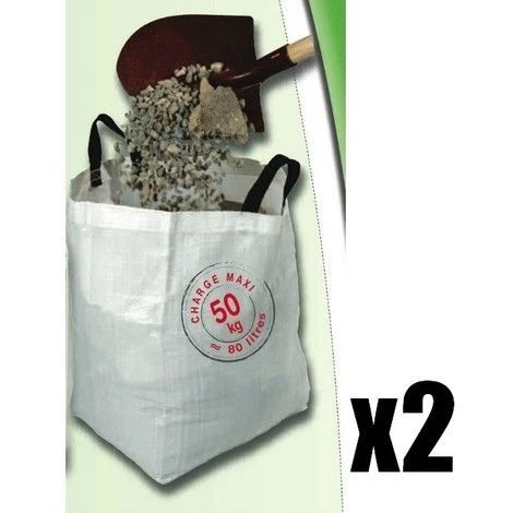 Sacs Gravats Tissés Avec Poignées Sachet De 2 Unités - Dulary 3 Sacs Gravats Tissés Avec Poignées Sachet De 2 Unités - Dulary